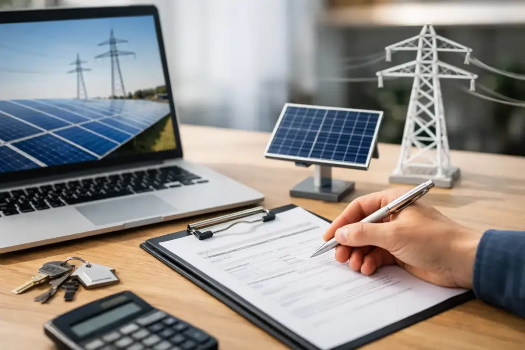 PV-Anmeldung beim Netzbetreiber: Ablauf