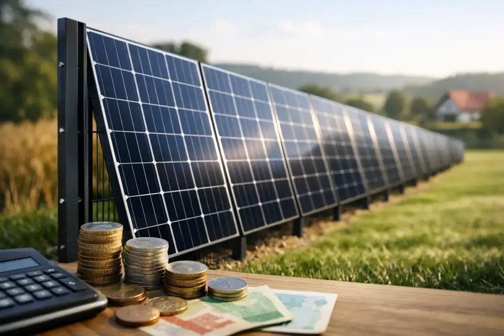 Solarzaun Kosten pro Meter realistisch erklärt