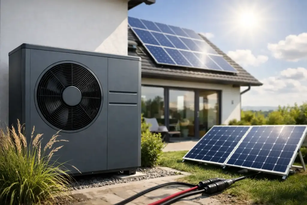 Wärmepumpe mit Photovoltaik kombinieren